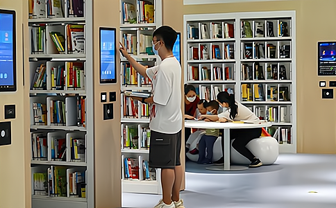 RFID智能书架应用于智能书架街道图书馆